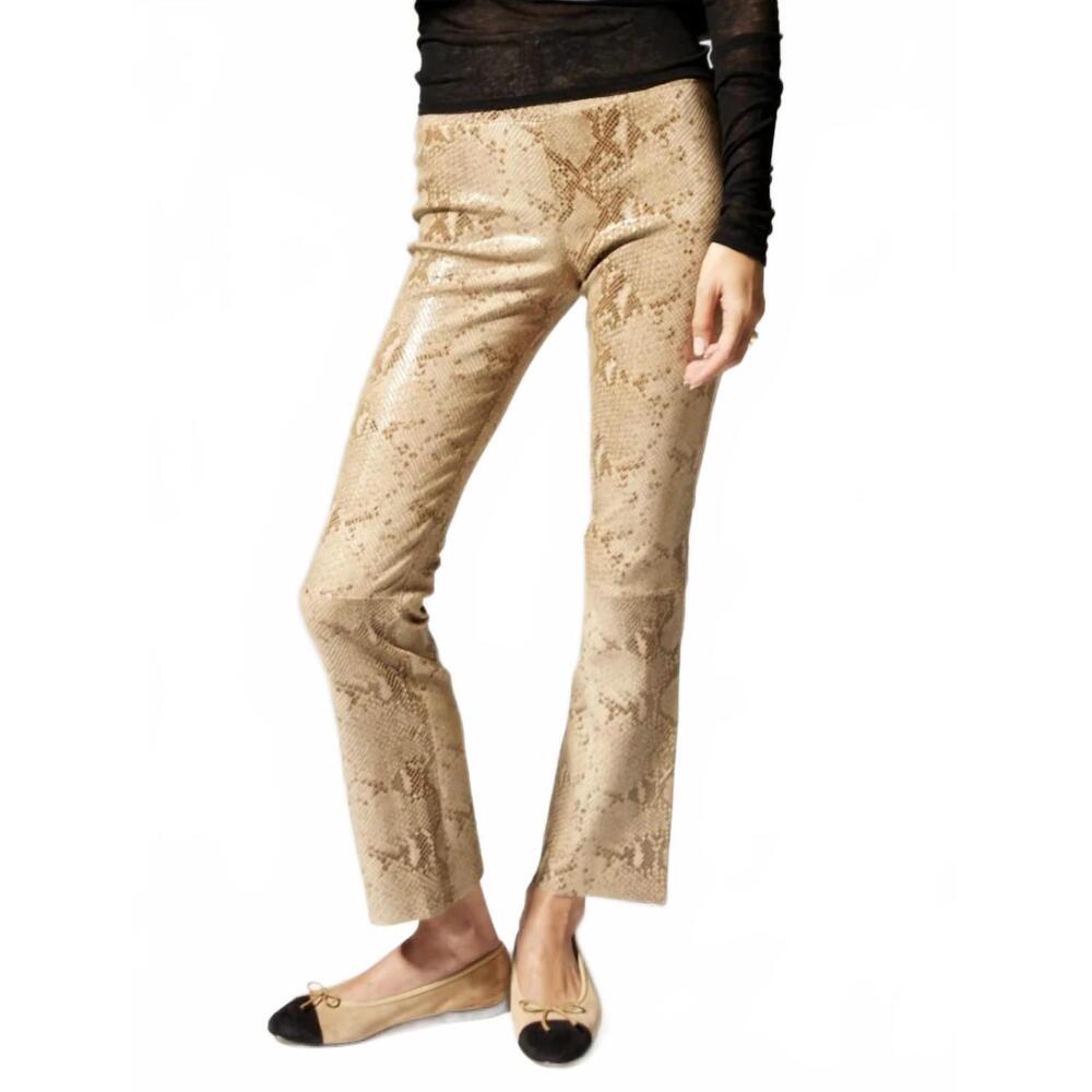 NEW SPRWMN python ankle flare pants in python NWT - image 4